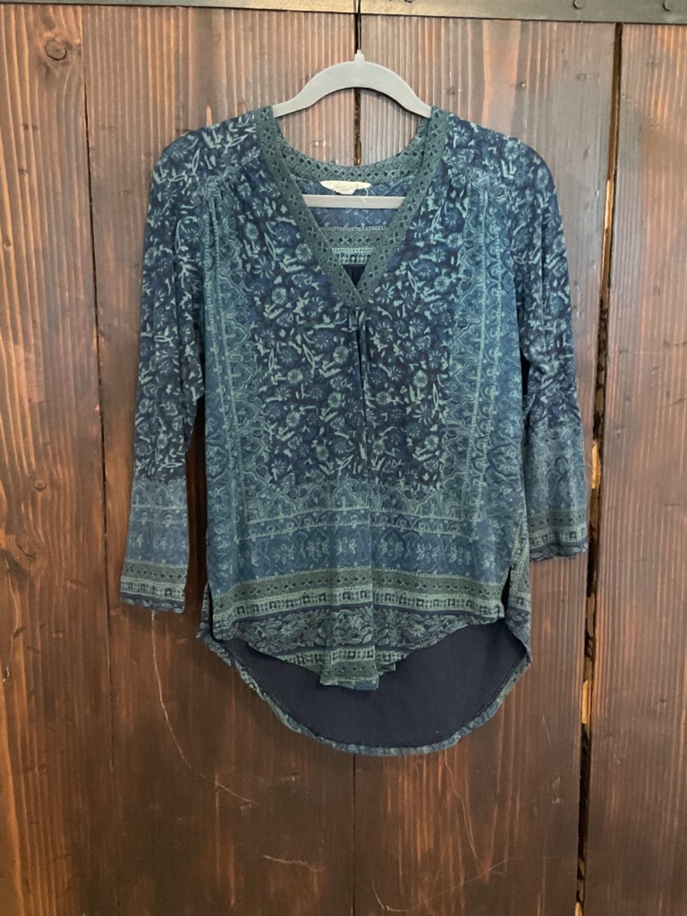 Lucky brand long sleeve blouse